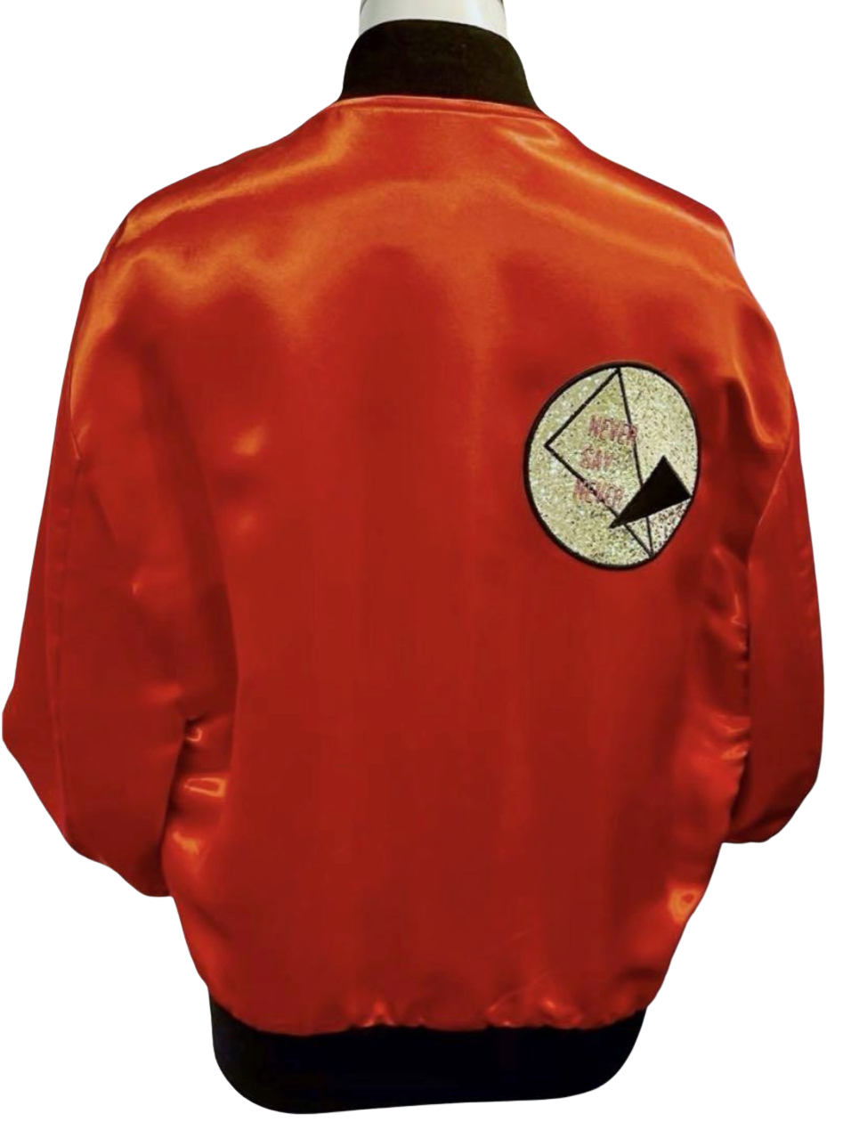 Lady Gaga’s Original Worn Saint Laurent “Glitter Multipatch Diamond” Teddy Jacket (Hedi Slimane Era) – Ultra Rare Red/Multi ‘Glitter Multipatch Diamond’ variant