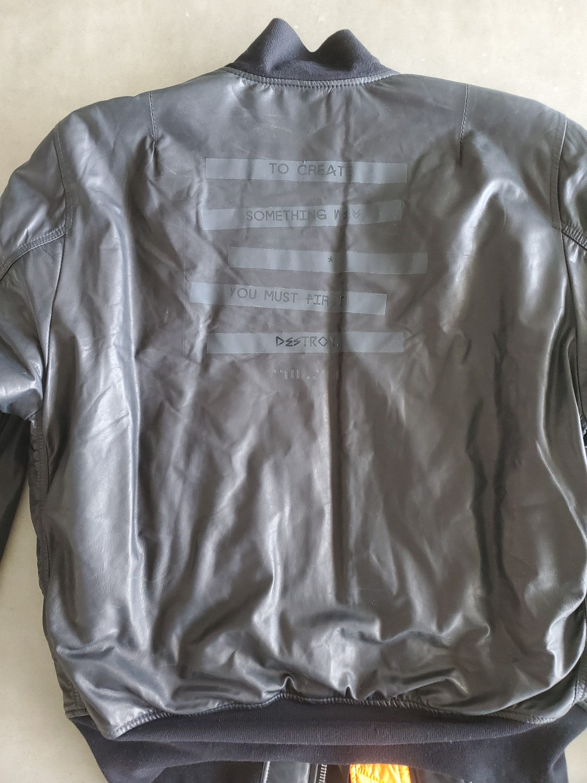Kim Kardashian Unravel Custom designed and worn Bomber Jacket