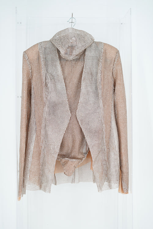 Beyonce's Opening of the "On the run" tour : Custom LaQuan Smith Bodysuit and Blazer