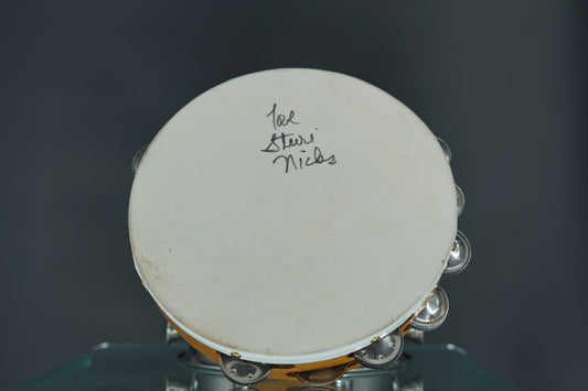 Stevie Nicks Personal Used Signed Tambourine