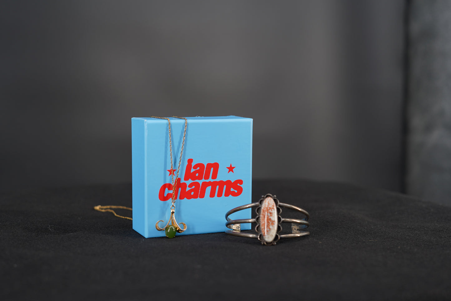 Stevie Nick's Personnal Jewelery : gold necklace and silver bracelet