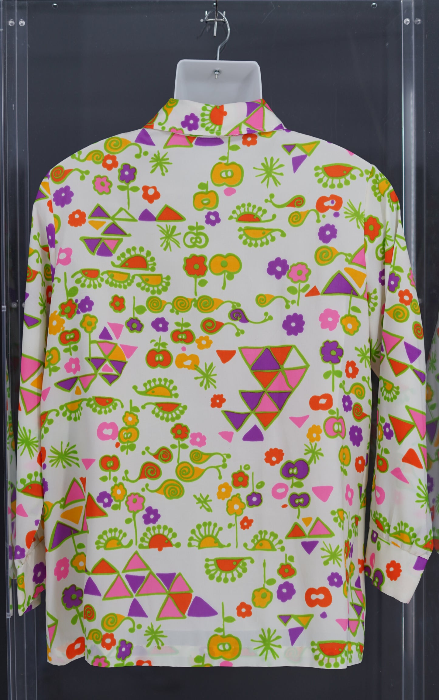 Jimi Hendrick's Colourful Pattern Collared Shirt