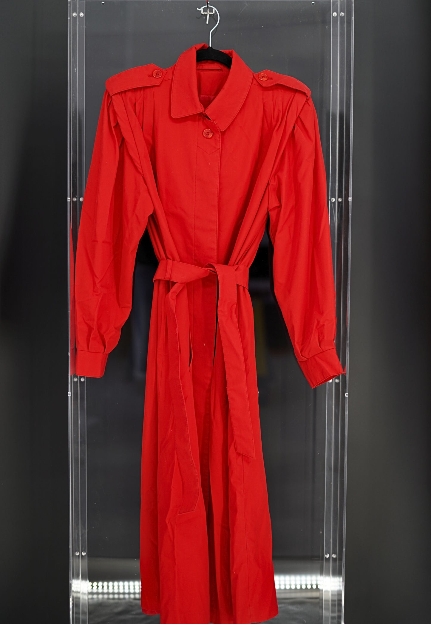 Red Trench Coat From Whitney Houston' Personal Collection