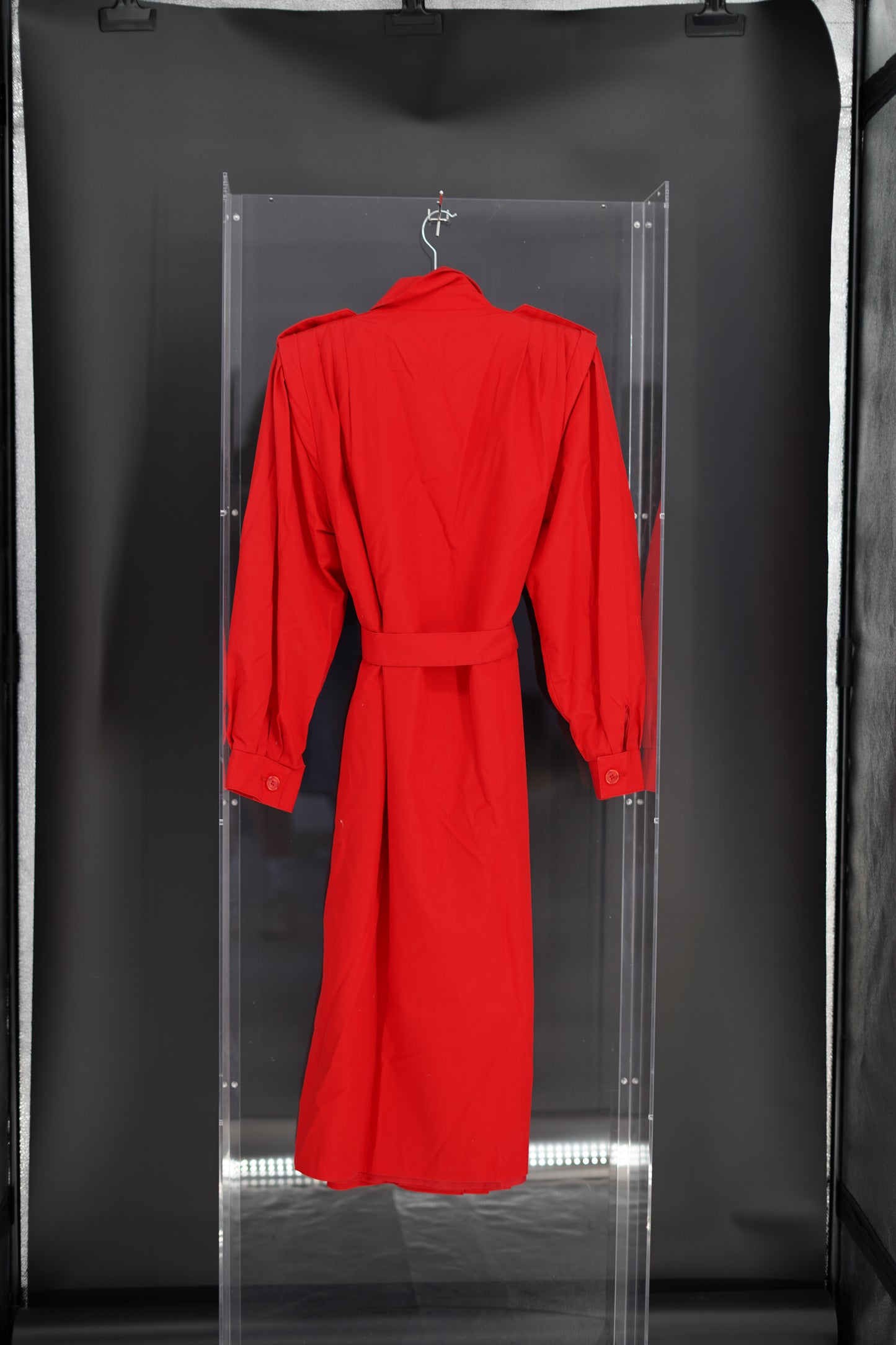 Red Trench Coat From Whitney Houston' Personal Collection