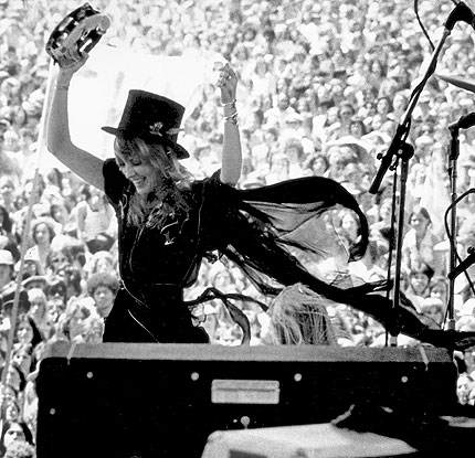 Stevie Nicks Personal Used Signed Tambourine