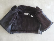 Load image into Gallery viewer, Kim Kardashian West Worn PRADA Black Virgin Wool/Weasel Fur Cropped Vest
