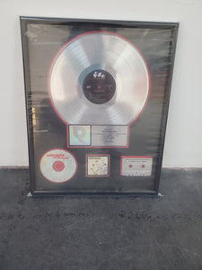 Nirvana "Platinum" Record Award