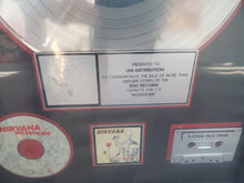 Load image into Gallery viewer, Nirvana &quot;Platinum&quot; Record Award
