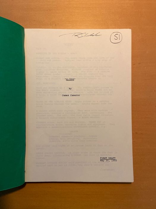 Aliens (1986)-Original Screenplay/Script by James Cameron