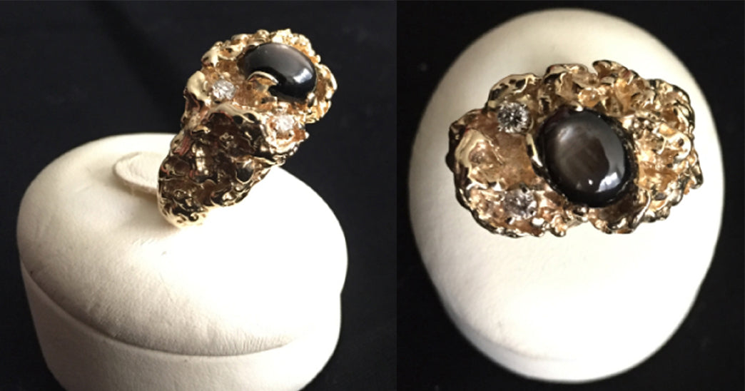 Elvis Presley Personally Owned Stage Worn Gold Nugget Ring