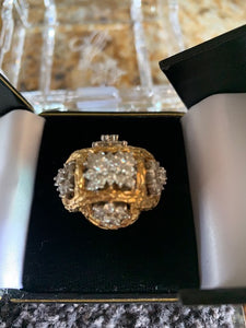 Engelbert Humperdinck Personally Owned and Worn Diamond Bombe Ring