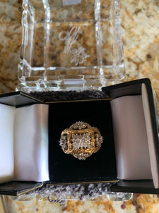 Engelbert Humperdinck Personally Owned and Worn Diamond Bombe Ring