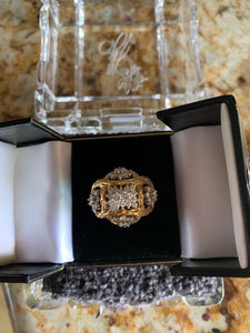 Engelbert Humperdinck Personally Owned and Worn Diamond Bombe Ring