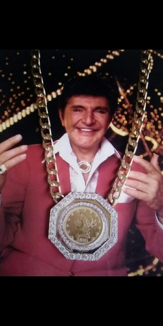 Liberace Personally Worn and Used Diamond-Laden Pendant