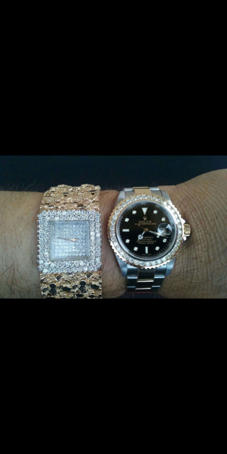 Liberace Diamond and Gold Personally Worn Watch