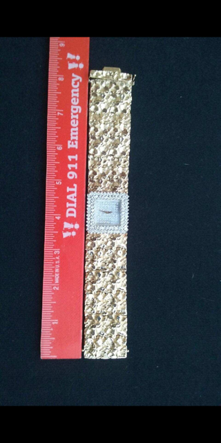 Liberace Diamond and Gold Personally Worn Watch