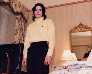 Micheal Jackson Personally Worn Yellow Shirt