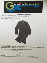 Load image into Gallery viewer, Micheal Jackson Personally Worn Two Piece Suit