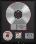 Nirvana "Platinum" Record Award