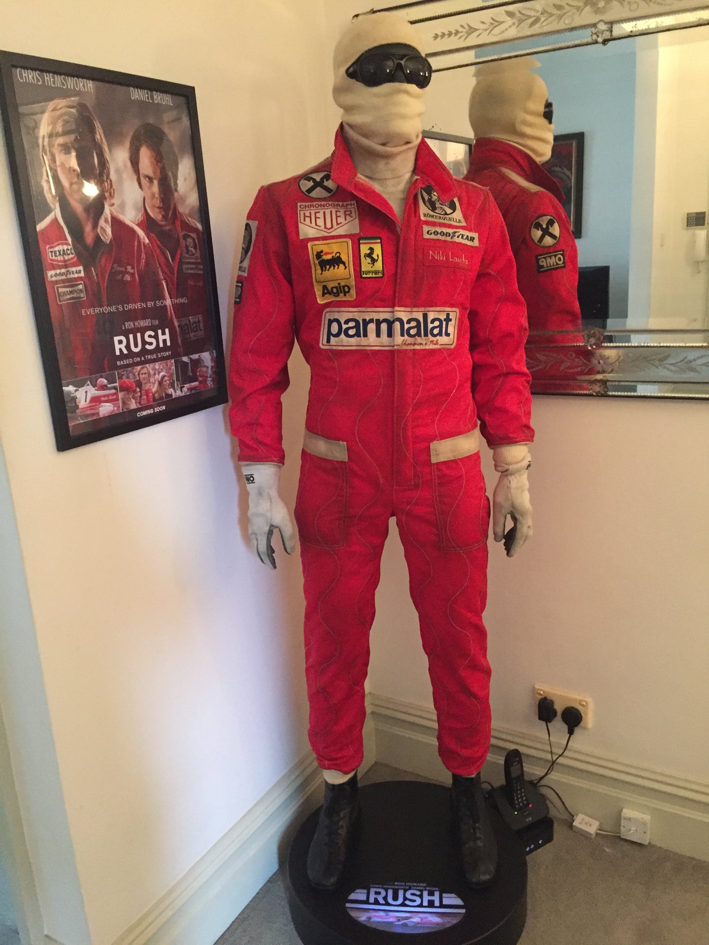 Niki Lauda Suit As Worn In Movie "RUSH" by Daniel Bruhel