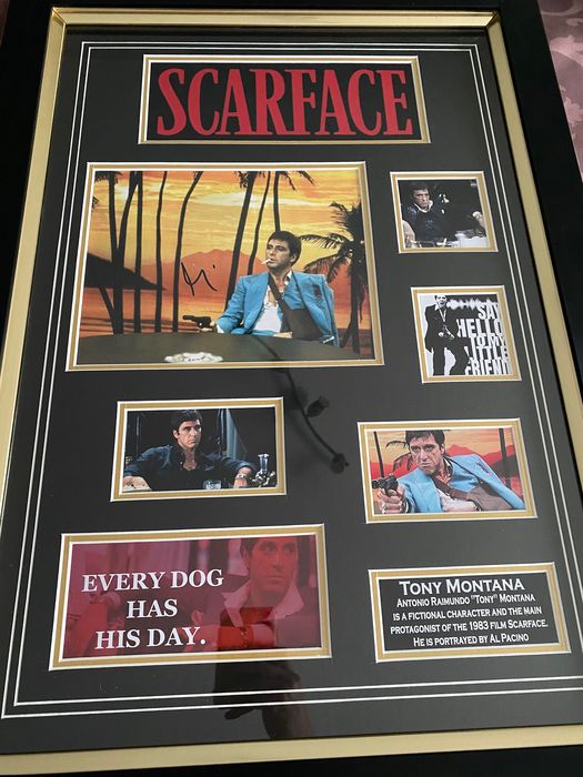 Scarface Al Pacino is Tony Montana Autographed Photo