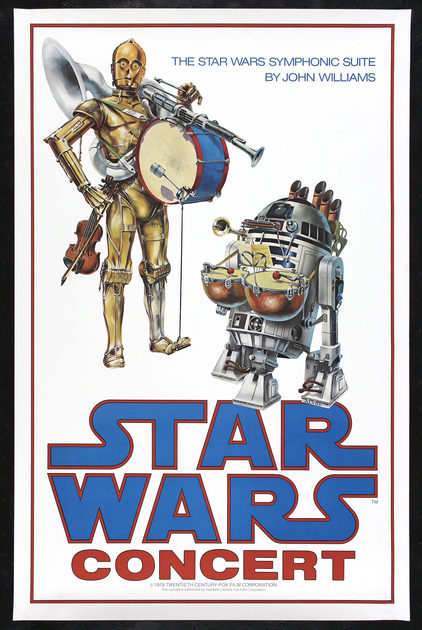 Star Wars The Concert Poster - 1978 Original Movie Poster 1977 Episode IV: A New Hope