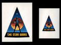 Star Wars US Set of 2 Early Logo Pre Production Decal Stickers Original Movie Poster 1977 Episode IV: A New Hope