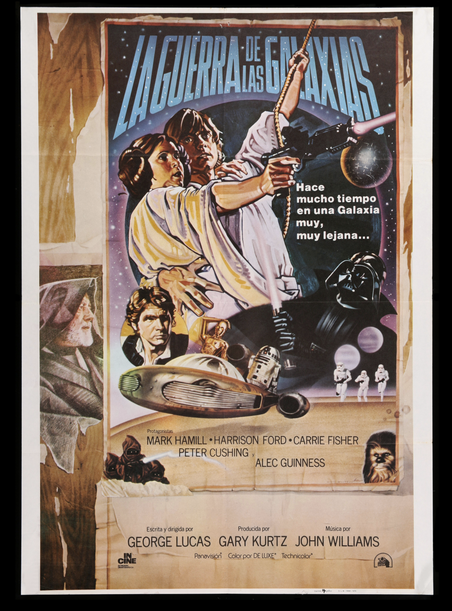 Star Wars Spanish One sheet Style D Original Movie Poster 1977 Episode IV: A New Hope Poster
