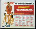 THUNDERBALL 1965 JAMES BOND  US Subway 2sh Two Sheet Original Movie Poster