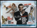 FROM RUSSIA WITH LOVE 1963 British Quad Original Movie Poster