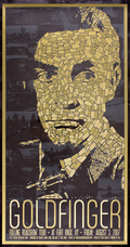 Goldfinger 1964 James Bond Limited Edition Poster 2007