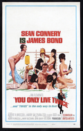 You Only Live Twice 1967 James Bond U.S. Window Card Original Movie Poster