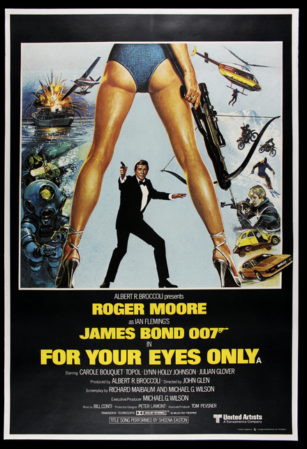 For Your Eyes Only 1981 James Bond UK British Original Movie Poster