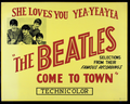 Copy of BEATLES COME TO TOWN, 1963 US Half Sheet Original Movie Poster