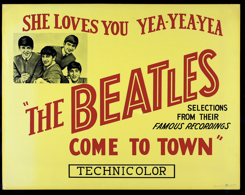 Copy of BEATLES COME TO TOWN, 1963 US Half Sheet Original Movie Poster