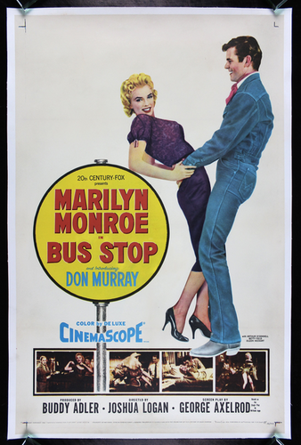MARILYN MONROE 1956 BUS STOP US One Sheet Original Movie Poster
