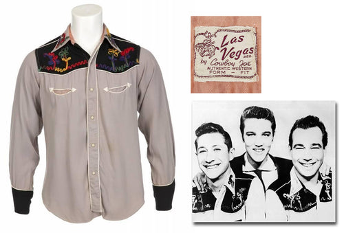 Elvis Presley Personally Worn and Owned Cowboy Shirt