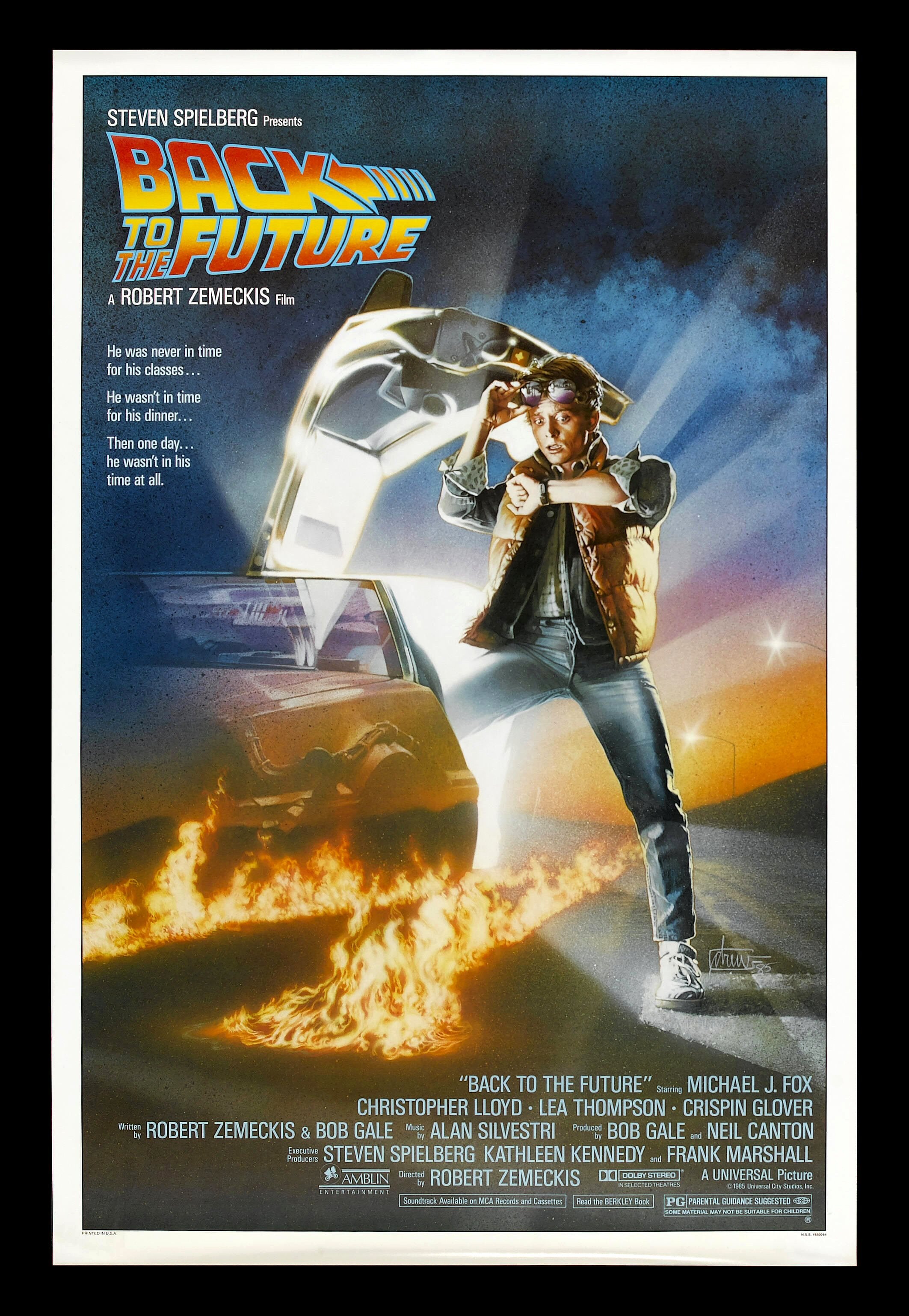 BACK TO THE FUTURE - ROLLED NSS VERSION-UNUSED NM-M C9-C10