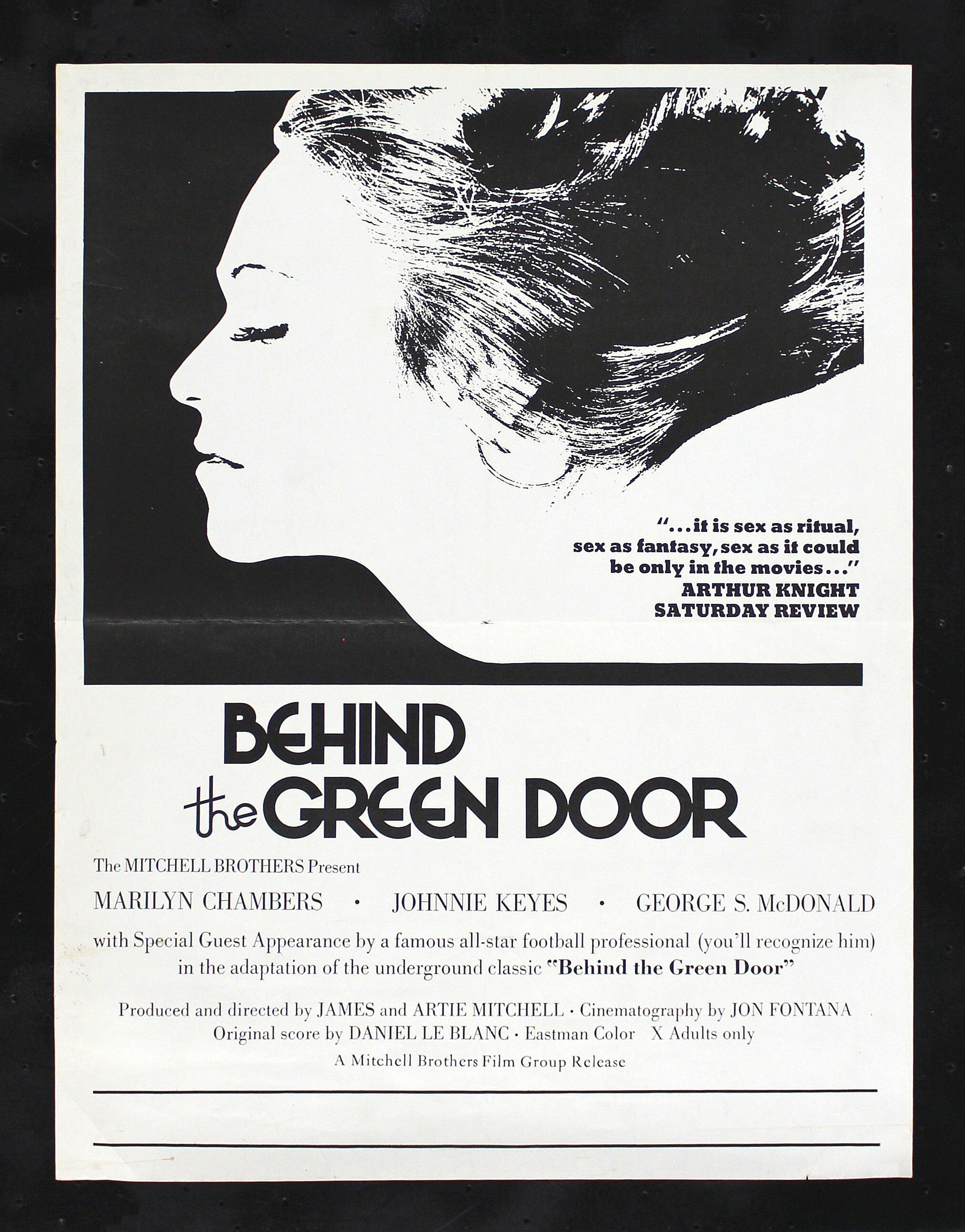 BEHIND THE GREEN DOOR