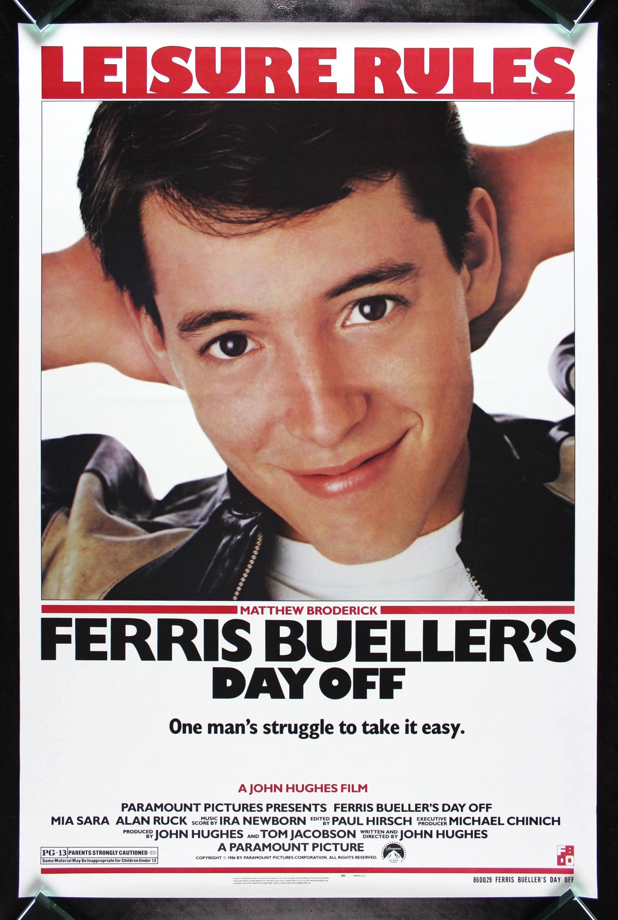 Copy of FERRIS BUELLER'S DAY OFF