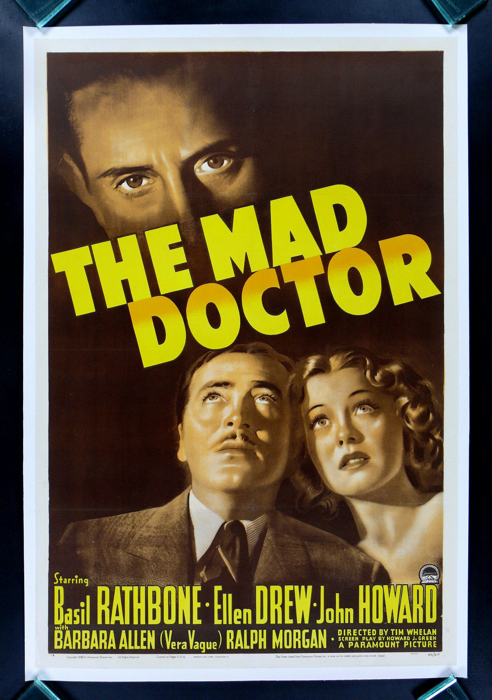 THE MAD DOCTOR, 1940